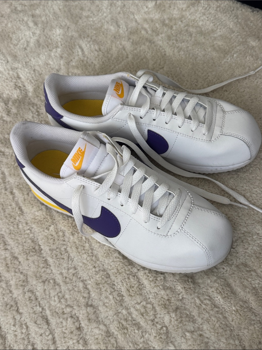 Lakers’ Colors Nike Cortez Men’s Size 7